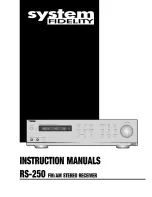 System Fidelity RS-250 Instruction Manuals preview