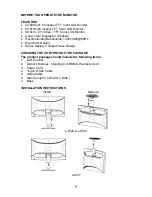 Preview for 6 page of System Q LCD822 User Manual