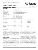 System Sensor 1424 Installation And Maintenance Instructions предпросмотр