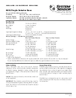 Предварительный просмотр 1 страницы System Sensor 1451 Installation And Maintenance Instructions