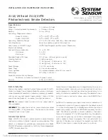 System Sensor 2112/24S Installation And Maintenance Instructions preview