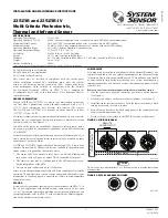 Preview for 1 page of System Sensor 2351TIR Installation And Maintenance Instructions