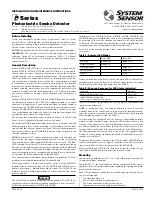 Preview for 1 page of System Sensor 2WTR-B Installation And Maintenance Instructions