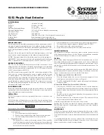 Предварительный просмотр 1 страницы System Sensor 5151 Installation And Maintenance Instructions