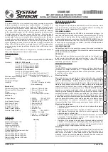 Preview for 1 page of System Sensor 6500RE Installation And Maintenance Instructions Manual