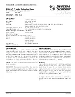 Предварительный просмотр 1 страницы System Sensor B114LP Installation And Maintenance Instructions