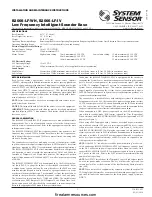 Preview for 1 page of System Sensor B200S-LF-WH Installation And Maintenance Instructions