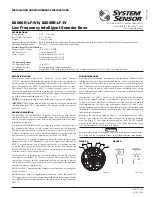 Preview for 1 page of System Sensor B200SR-LF-WH Installation And Maintenance Instructions