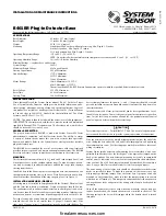 Предварительный просмотр 1 страницы System Sensor B401BR Installation And Maintenance Instructions