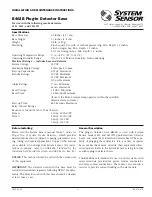 Предварительный просмотр 1 страницы System Sensor B402B Installation And Maintenance Instructions