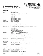 System Sensor BEAM200A Installation And Maintenance Instructions Manual preview