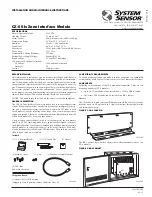 Preview for 1 page of System Sensor CZ-6 Installation And Maintenance Instructions