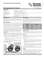 Предварительный просмотр 1 страницы System Sensor ED-TI Installation And Maintenance Instructions