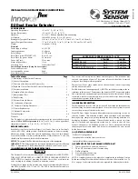 Preview for 1 page of System Sensor Innovair flex D2 Installation And Maintenance Instructions Manual