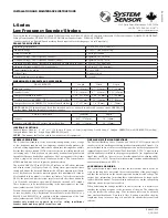 System Sensor L Series Installation And Maintenance  Instruction preview