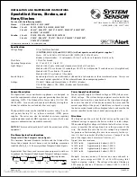 Предварительный просмотр 33 страницы System Sensor MASS12/24ADA Series Installation And Maintenance Instructions Manual