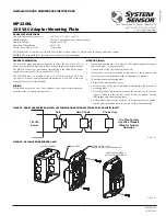 Preview for 1 page of System Sensor MP120KL Installation And Maintenance Instructions