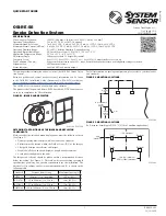 Preview for 1 page of System Sensor OSI-RE-SS Quick Start Manual