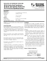 Preview for 1 page of System Sensor P1R24110ADA Installation And Maintenance Instructions Manual