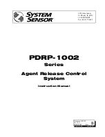 System Sensor PDRP-1002 Series Instruction Manual preview