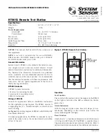 Preview for 1 page of System Sensor RTS451 Installation And Maintenance Instructions