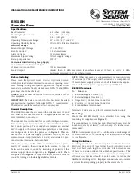 Preview for 1 page of System Sensor Sounder Base B501BH Installation And Maintenance Instructions