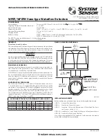 System Sensor WFDT Installation And Maintenance Instructions предпросмотр