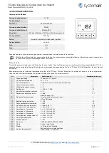 Preview for 4 page of SystemAir 189421 Data Sheet / Manual