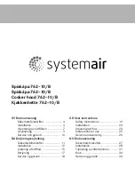 SystemAir 762-10/B User Instructions предпросмотр