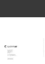 Preview for 20 page of SystemAir 94729 Installation And Operating Instructions Manual