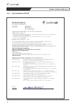 Preview for 36 page of SystemAir AW 355 D4-2-EX Installation And Operating Instructions Manual