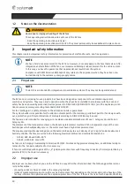 Preview for 40 page of SystemAir AW 355 D4-2-EX Installation And Operating Instructions Manual