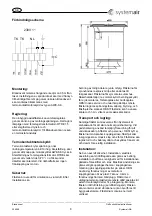 Preview for 8 page of SystemAir Blandovent 400 Operation And Maintenance Instruction