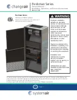 Предварительный просмотр 1 страницы SystemAir changeair Freshman CA H 1000A NA VP DD Owner'S Manual