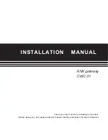 SystemAir CWC 01 Installation Manual preview