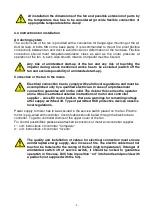 Предварительный просмотр 5 страницы SystemAir DVG-H-EC F200 Instructions For Transport, Installation, Commissioning And Maintenance