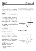 Предварительный просмотр 4 страницы SystemAir DXRE 1000x500-3-2,5 Fitting Instruction