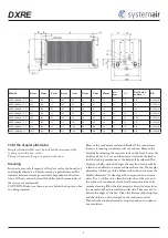 Предварительный просмотр 5 страницы SystemAir DXRE 1000x500-3-2,5 Fitting Instruction