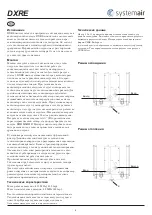 Предварительный просмотр 8 страницы SystemAir DXRE 1000x500-3-2,5 Fitting Instruction