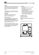 Предварительный просмотр 8 страницы SystemAir ESSVENT Operation And Maintenance Instructions