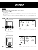 SystemAir Fantech EDF8 Operation Manual preview