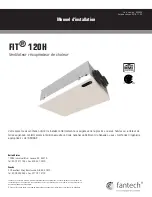 Preview for 23 page of SystemAir fantech FIT 120H Installation Manual