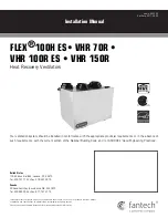 Предварительный просмотр 1 страницы SystemAir FANTECH FLEX 100H Installation Manual