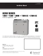 SystemAir Fantech HERO 120H Installation Manual предпросмотр