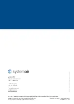 Preview for 32 page of SystemAir HHCompact C 0405 Installation, Operation And Maintance Instructions