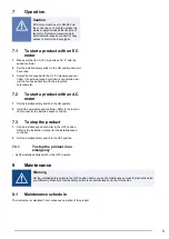 Preview for 11 page of SystemAir K 100 EC Installation,Operation And Maintenance Instruction