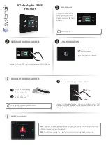 Preview for 2 page of SystemAir LCD display for SENSE Manual