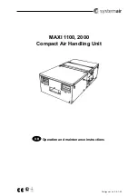 Preview for 1 page of SystemAir MAXI 1100 Operation And Maintenance Instructions