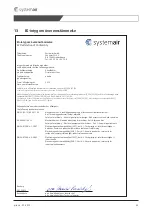 Предварительный просмотр 49 страницы SystemAir prio 160 E2 Installation And Operating Instructions Manual