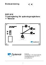 Предварительный просмотр 1 страницы SystemAir REP 10 User Instructions